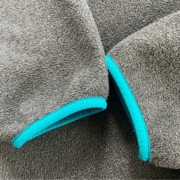 Patagonia Synchilla snap T gray teal blue pullover fleece jacket medium - Picture 5 of 10